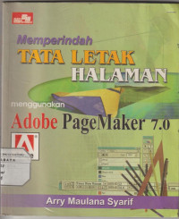 Memperindah tata Letak Halaman menggunakan Adobe PageMaker 7.0