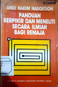 Panduan Berpikir dan meneliti secara ilmiah bagi remaja