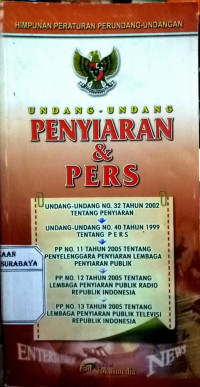 Undang - undang Penyiaran & Pers