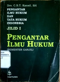 Pengantar Ilmu Hukum