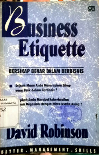 Business Etiquette : Bersikap Benar dalam Berbisnis