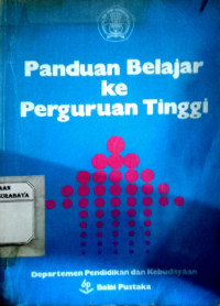 Panduan Belajar ke Perguruan Tinggi