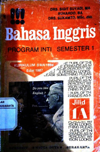 Bahasa Inggris Program Inti Semester 1 Kurikulum SMA 1984