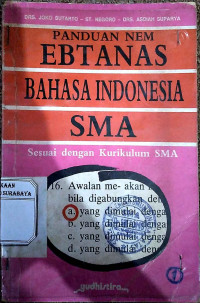 Panduan NEM Ebtanas Bahasa Indonesia SMA