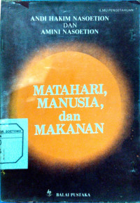 Matahari , Manusia dan Makanan