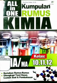 All in One Kumpulan Rumus Kimia SMA / MA Kelas : 10, 11, 12