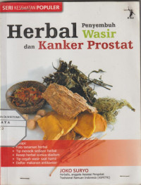 Herbal Penyembuh Wasir dan Kanker Prostat