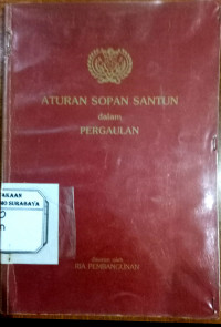 Aturan Sopan Santun dalam Pergaulan